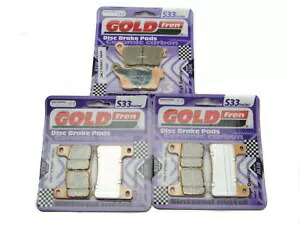 Goldfren S33 ブレーキパッド フロント & リア スズキ GSXR 1000 K9/L0/L1 2009-2011 Goldfren S33 Brake Pads Front & Rear For Suzuki GSXR 1000 K9/L0/L1 2009-2011 【並行輸入品】