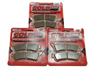 Goldfren ブレーキパッド フロント & リア ホンダ CBF 1000 T7 T8 T9 TA ABS 2007-2016 Goldfren Brake Pads Front & Rear For Honda CBF 1000 T7 T8 T9 TA ABS 2007-2016 【並行輸入品】