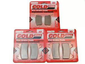 Goldfren ブレーキパッド フロント & リア BMW F 800 GT 2013-2018用 Goldfren Brake Pads Front & Rear For Bmw F 800 GT 2013-2018 【並行輸入品】