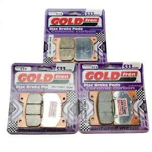Goldfren S33 ブレーキパッド フロント & リア ヤマハ TDM 850 1996-2001 Goldfren S33 Brake Pads Front & Rear For Yamaha TDM 850 1996-2001 【並行輸入品】
