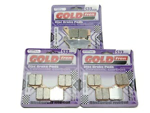 Goldfren S33 ブレーキパッド フロント & リア BMW S1000 R ネイキッド (K47) 2014-2018 Goldfren S33 Brake Pads Front & Rear For Bmw S1000 R Naked (K47) 2014-2018 【並行輸入品】