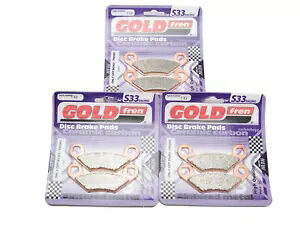 Goldfren S33 ブレーキパッド フロント & リア ポラリス 500 プレデター/TLD 2003-2007 Goldfren S33 Brake Pads Front & Rear For Polaris 500 Predator/TLD 2003-2007 【並行輸入品】 37,895円