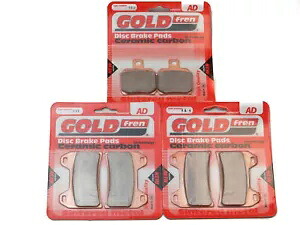 Goldfren ブレーキパッド フロント & リア Ducati 900 Supersport IE 2000-2001用 Goldfren Brake Pads Front & Rear For Ducati 900 Supersport IE 2000-2001 【並行輸入品】