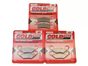 Goldfren ブレーキパッド フロント & リア ポラリス 500 スクランブラー 4 x 4 2005-2009 用 Goldfren Brake Pads Front & Rear For Polaris 500 Scrambler 4 x 4 2005-2009 【並行輸入品】