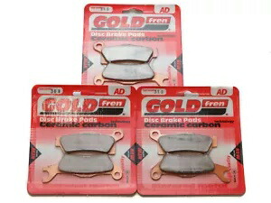 Goldfren ブレーキパッド フロント & リア Can Am アウトランダー 1000 4 x 4 (XMR) 2013-2014 用 Goldfren Brake Pads Front & Rear For Can Am Outlander 1000 4 x 4 (XMR) 2013-2014 【並行輸入品】