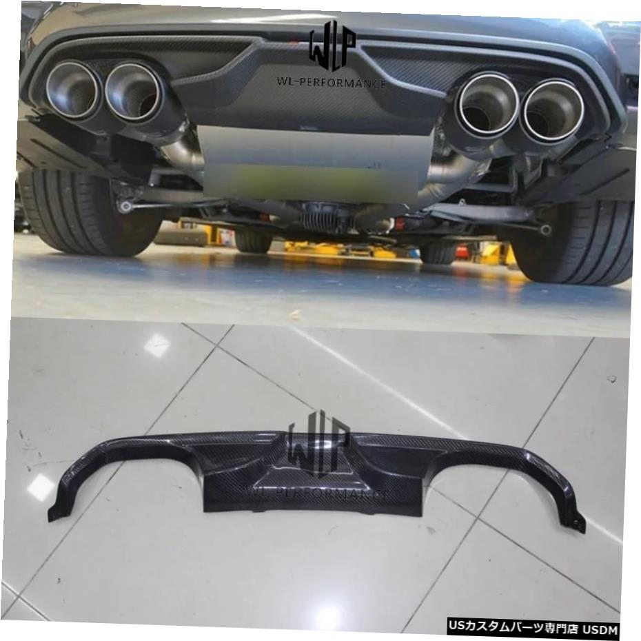 輸入カーパーツ F M4akスタイル高品質カーボンファイバーリアバンパーリップオートカーリアディフューザーforbmw Fm4カースタイリング14 Up F M4 M4 Ak その他 Styling パーツ Style Diffuser High Quality Carbon Fiber Rear Bumper Lip Auto Car Rear Diffuser