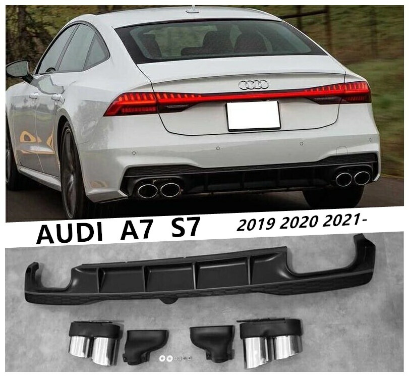 即発送可能 19 19 Modification 店車用品 バイク用品 Spoiler Diffuser Quality その他 Audi 19 Bumper Car Acc World倉庫 Audi For 21用リアリップスポイラー エキゾースト高品質ppバンパーディフューザーカーモディフィケーション