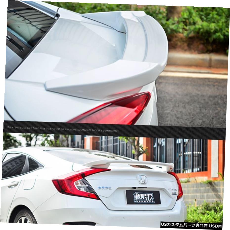 柔らかい 輸入カーパーツ ホンダシビック1617 18リアウイングスポイラー トランクブーツウィングスポイラーペイントabs 3mペースト For Honda Civic 16 17 18 Rear Wing Spoiler Trunk Boot Wings Spoilers Paint Abs 3m Paste 再再販 Magazinephoto Fr