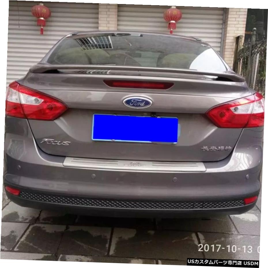 For Focus Wing Rear パーツ High 車用品 Spoiler Quality Focus Rear Ford Ford Material Spoiler High For Car フォードフォーカススポイラー用高品質abs素材車リアウィングプライマーカラーリアスポイラーフォードフォーカススポイラー用セダン12 15 Spoiler 店