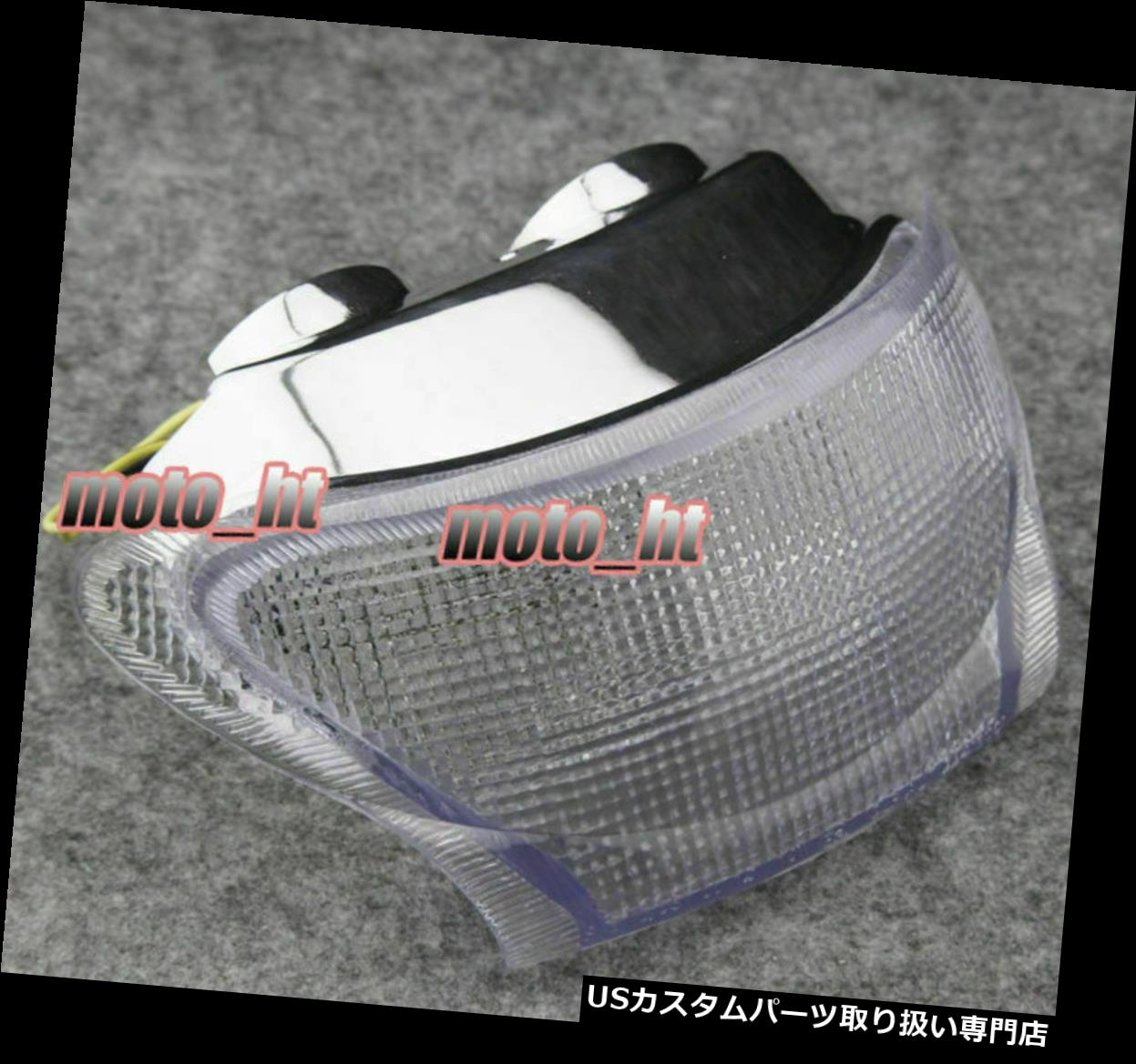 USテールライト TRIUMPHスピードトリプル1997-2001 ha用クリアLEDテールライトリアターンシグナルランプ LED Taillight Rear Turn Signal Lamp Clear For TRIUMPH Speed Triple 1997-2001 ha 【並行輸入品】