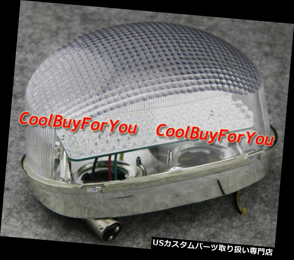 USテールライト クリアライトTT600スプリントデイトナ9551用LEDテールライトターニングシグナルランプクリア LED Tail Light Turning Signals Lamp for Triumph TT600 Sprint Daytona 9551 Clear 【並行輸入品】