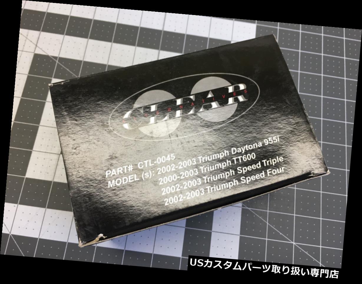 USテールライト CTL-0045トライアンフデイトナスピードトリプルスプリントスピード4本TT600テールライトクリア CTL-0045 Triumph Daytona Speed Triple Sprint Speed Four TT600 Taillight Clear 【並行輸入品】