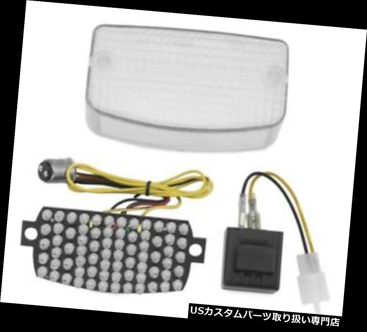 USテールライト BikeMaster統合LEDテールライトクリアはホンダVT750DCスピリットに適合01-03,05-07 BikeMaster Integrated LED Taillight Clear fits Honda VT750DC Spirit 01-03,05-07 【並行輸入品】