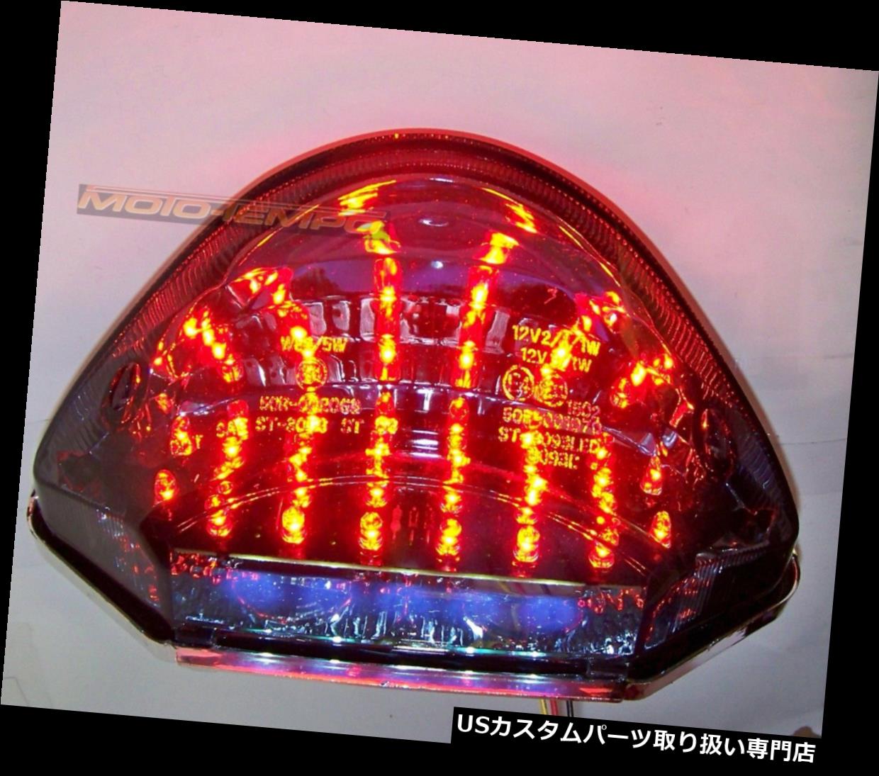 USテールライト 2002-2005ホンダCB900ホーネット28 LEDリアテールライトスモークレンズEマークFEOフィット 2002-2005 Honda CB900 Hornet 28 LED Rear Taillight Smoked Lens E marked FEO fit 【並行輸入品】