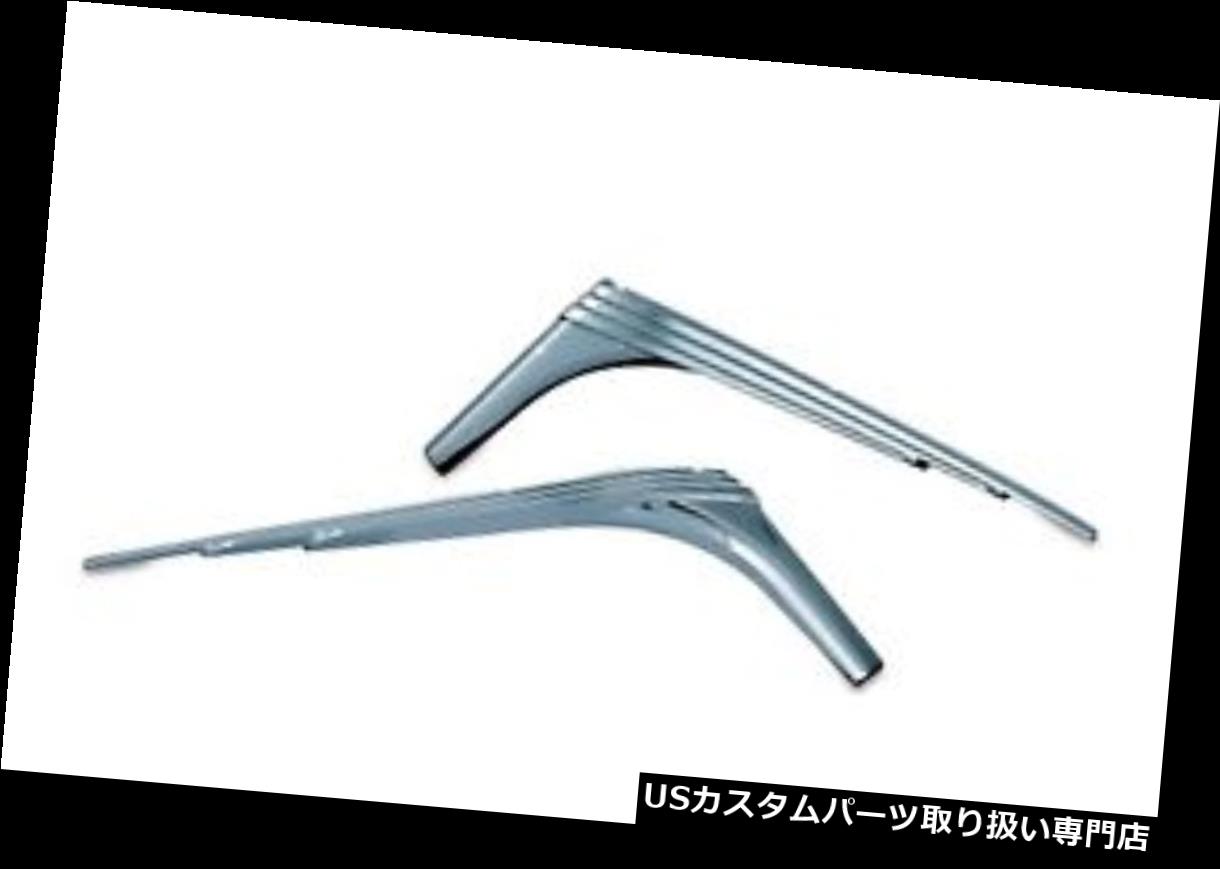 USテールライト Kuryakynクロームリアロアライトバートリムアクセントカバーホンダゴールドウィング2012-2017 Kuryakyn Chrome Rear Lower Light Bar Trim Accent Covers Honda Goldwing 2012-2017 【並行輸入品】