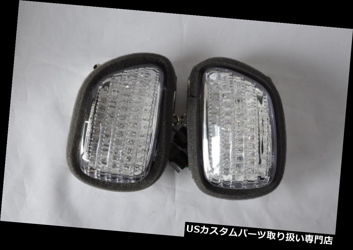 USテールライト ホンダ2001-2016 Goldwing GL1800用LEDクリアフロントターンシグナルレンズ LED Clear Front Turn Signals Lens for Honda 2001-2016 Goldwing GL1800 【並行輸入品】｜カスタムパーツ WORLD倉庫