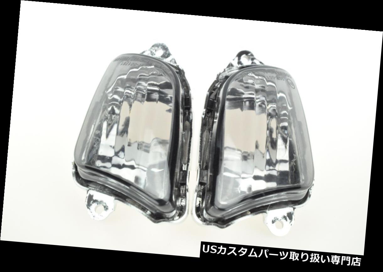 USテールライト ホンダ1997-2006 CBR1100XX用フロントターンシグナルスモークレンズ Front Turn Signal Smoke Lens for Honda 1997-2006 CBR1100XX 【並行輸入品】