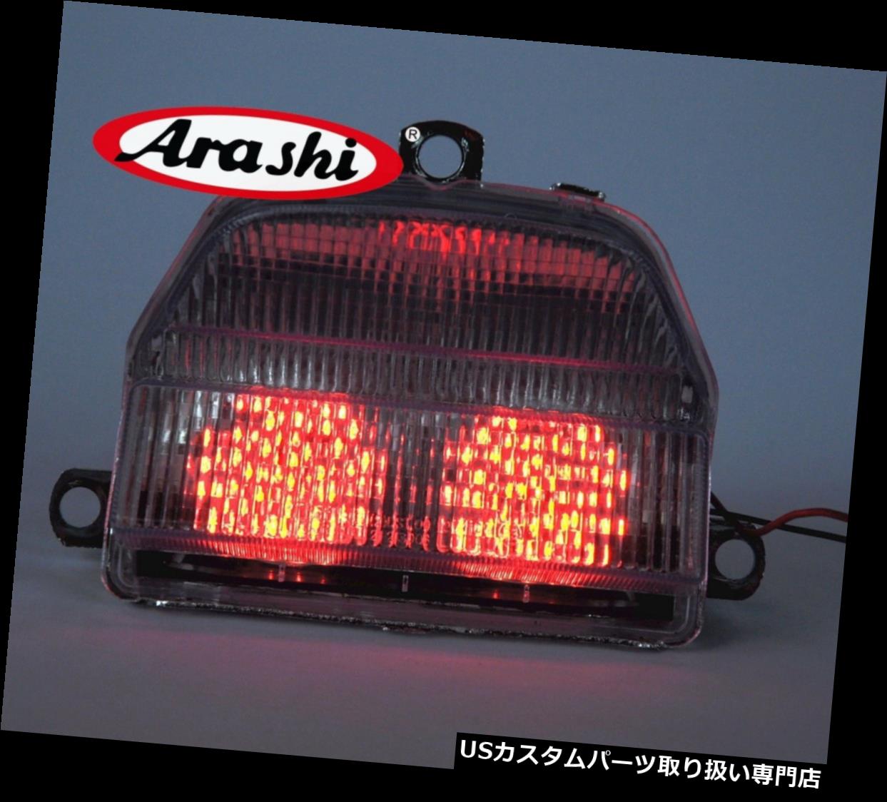 USテールライト 嵐LEDリアブレーキライトウインカーテールライトフィットホンダCBR900RR 1993年-1997 Arashi LED Rear Brake Light Turn Signal Tail Light Fit Honda CBR900RR 1993 -1997 【並行輸入品】