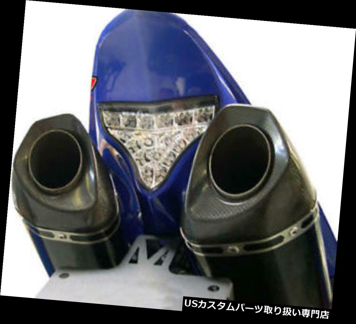 USテールライト ヤマハYZF-R1 / LE用DMPパワーグリッド内蔵LEDテールライトクリア＃905-6709 DMP Powergrid Integrated LED Taillight Clear #905-6709 for Yamaha YZF-R1/LE 【並行輸入品】