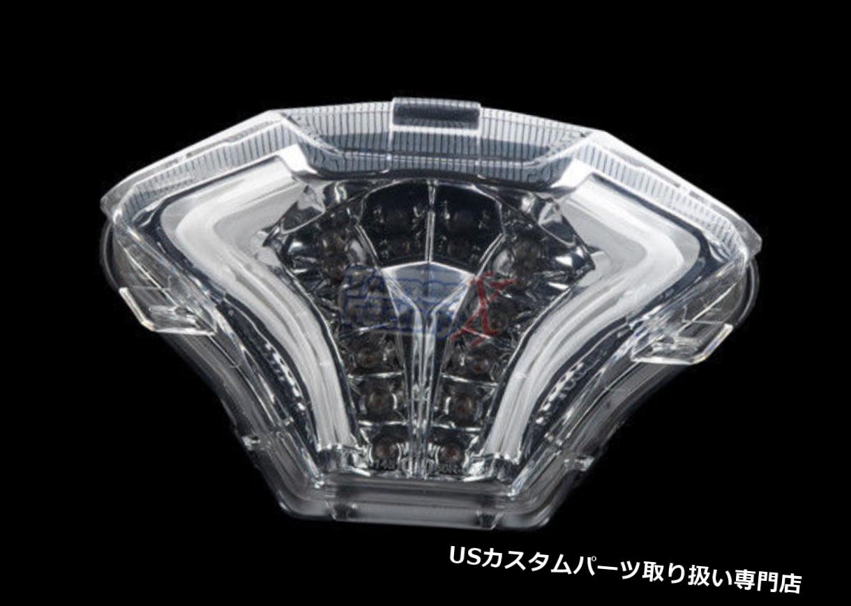 USテールライト クリアヤマハMT-03 MT03 2015-2019 LEDテールライトターンシグナルライト付 Clear YAMAHA MT-03 MT03 2015-2019 LED Tail Light Turn Signal w/ Light-Guide 【並行輸入品】