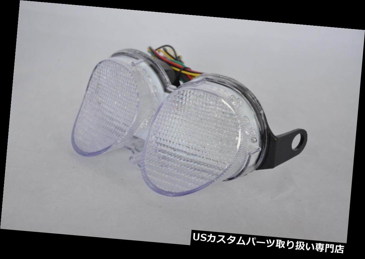 USテールライト 明確な導かれたブレーキテールライト統合された回転信号ヤマハ2001-2002年YZF R6、R6 Clear Led Brake Tail light Integrated Turn Signals Yamaha 2001-2002 YZF R6, R6 【並行輸入品】