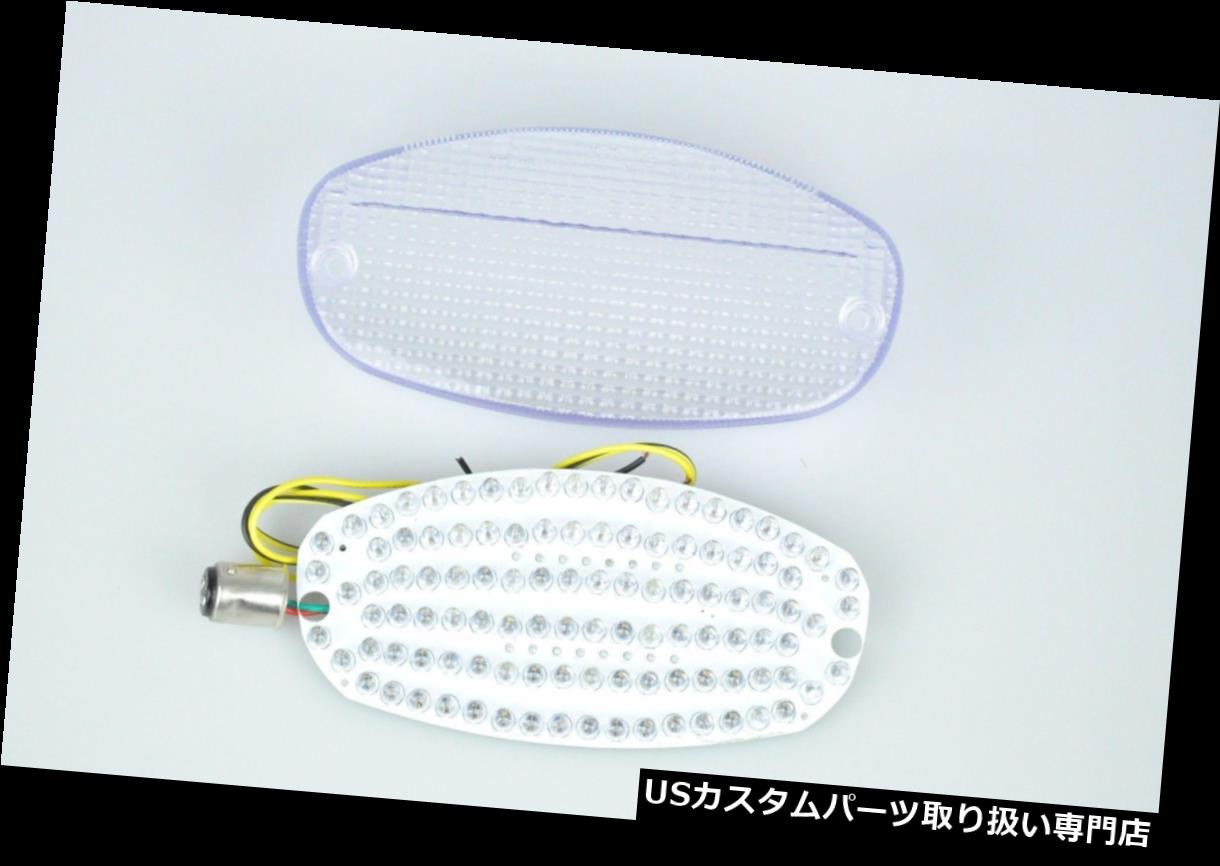 USテールライト LEDブレーキテールライトクリアインテグレーテッドターンシグナルフィットYAMAHA V Star 650（1999-2007） LED Brake TailLight Clear Integrated Turn signal Fit YAMAHA Vstar 650 (1999-2007 【並行輸入品】