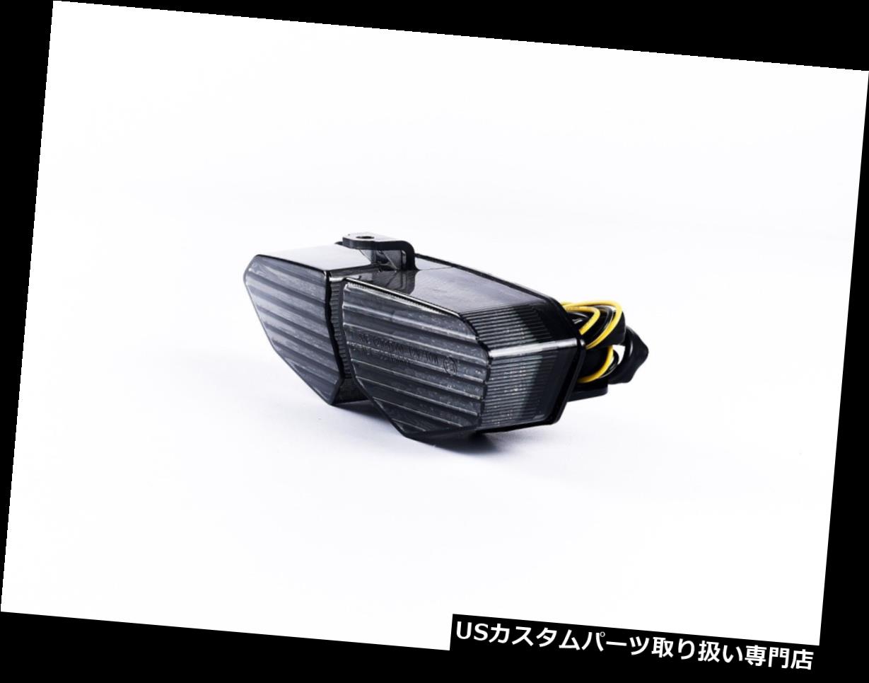 USテールライト ブレーキリアテールライトLED一体型ターンシグナルスモークフィットヤマハR6（2003-2005） Brake Rear TailLight LED Integrated Turn Signal Smoke Fit YAMAHA R6 (2003-2005) 【並行輸入品】