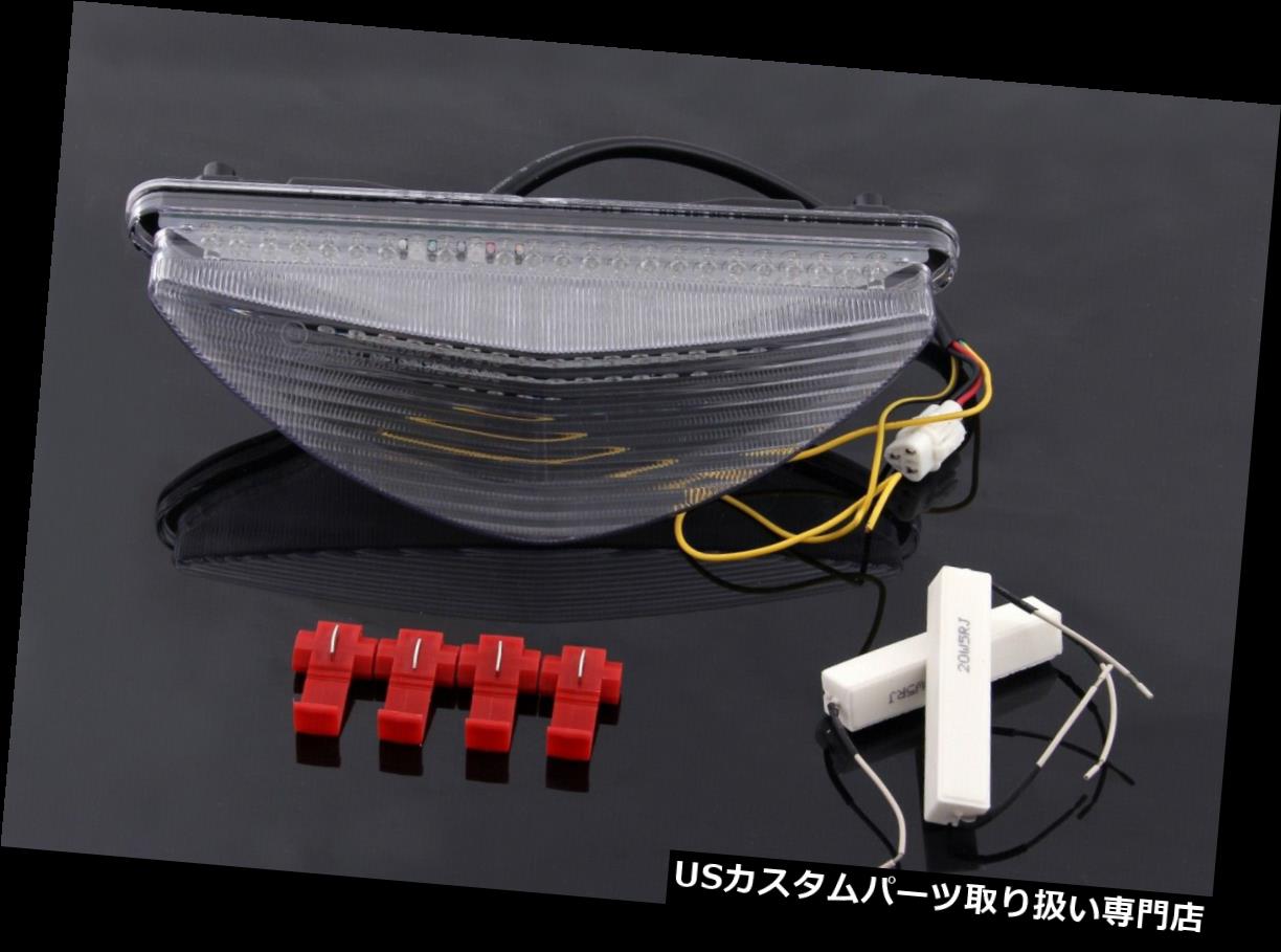 USテールライト Yamaha Raider 2008-2010 P用クリアLEDテールライト一体型ターンシグナル Clear LED Taillight integrated Turn Signals For Yamaha Raider 2008-2010 P 【並行輸入品】｜カスタムパーツ WORLD倉庫 31,103円