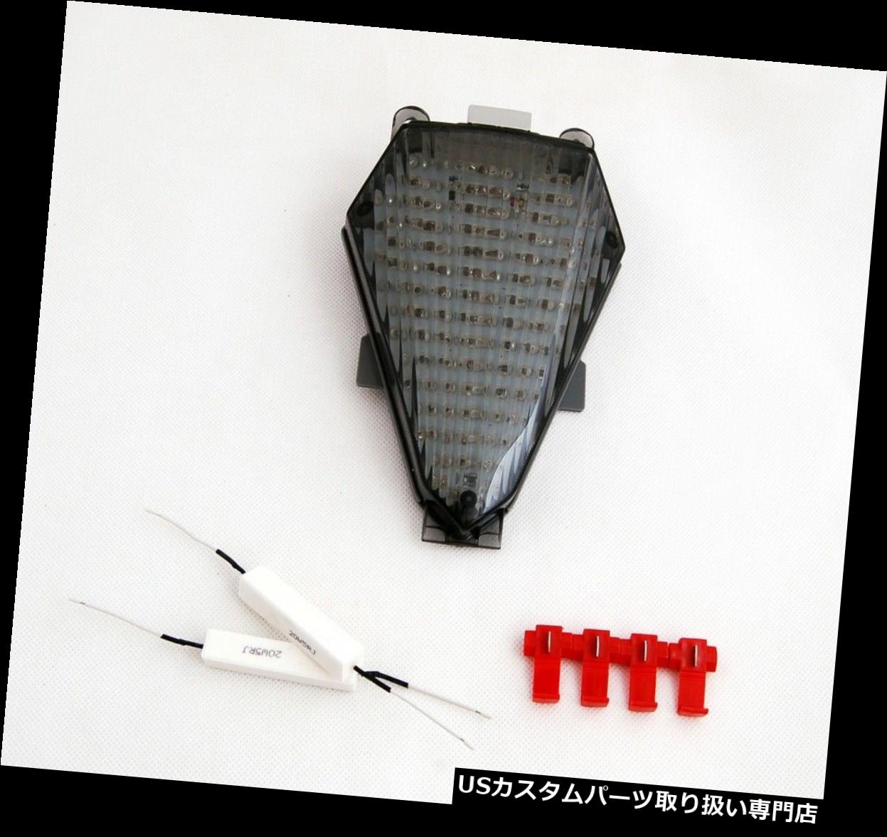 USテールライト Yamaha YZF 600 R6 2008-2012 B用スモークLEDテールライト+ターンシグナル Smoke LED Taillight+Turn Signals For Yamaha YZF 600 R6 2008-2012 B 【並行輸入品】｜カスタムパーツ WORLD倉庫