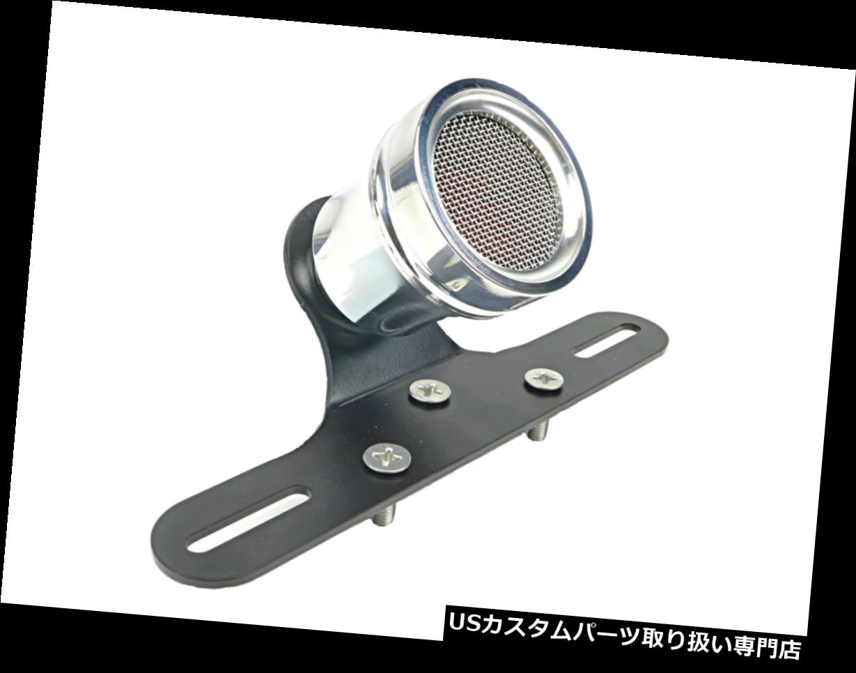 USテールライト レトロなカスタムLEDメッシュテールブレーキライトクローム12V w /ブラケットボバーチョッパーカフェ Retro Custom LED Mesh Tail Brake Light Chrome 12V w/ Bracket Bobber Chopper Cafe 【並行輸入品】 26,956円