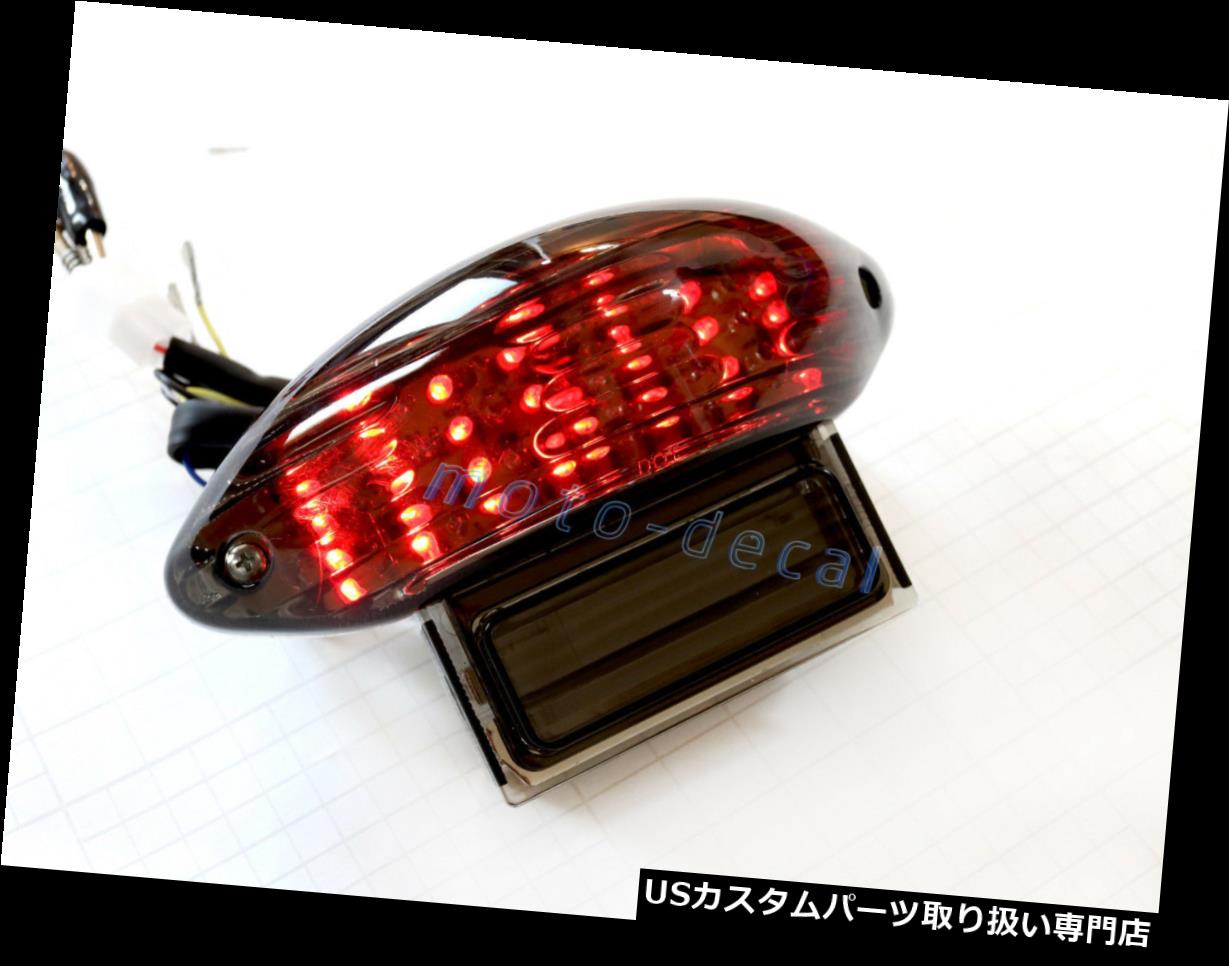 USテールライト LEDテールライトスズキGSX 1300 Rはやぶさ1999-2007ブレーキウインカーライトスモーク LED Tail Light Suzuki GSX1300R Hayabusa 1999-2007 Brake Turn Signal Light Smoke 【並行輸入品】