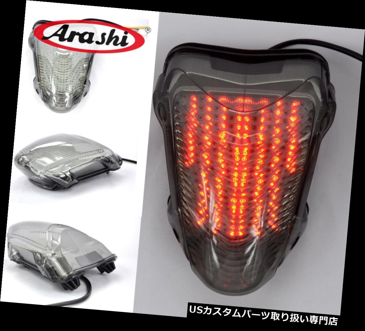 USテールライト SUZUKI GSXR GSX-R 600 750 08-13 LEDターンシグナルライトブレーキリアテールライトにフィット Fit SUZUKI GSXR GSX-R 600 750 08-13 LED Turn Signal Light Brake Rear Tail Light 【並行輸入品】