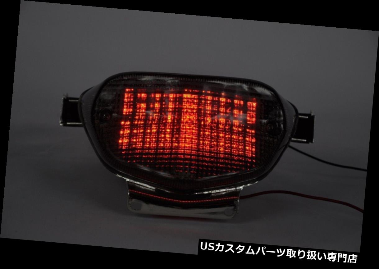 USテールライト スズキ00-03 GSXR600用一体型ウインカー付きクリアテールライトLEDクリア Brake Tail Light LED Clear with Integrated Turn Signal for Suzuki 00-03 GSXR600 【並行輸入品】
