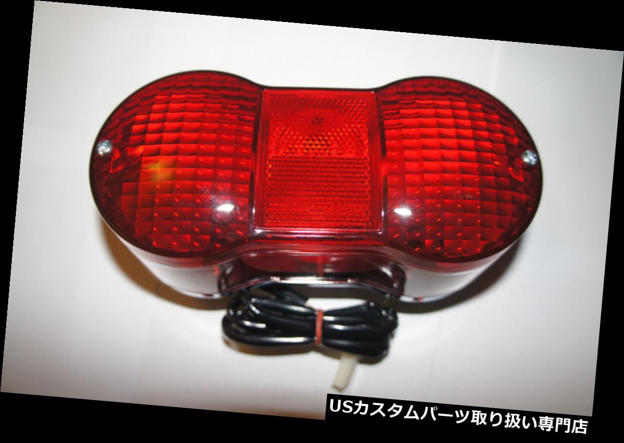 USテールライト SUZUKI GT550 J、K、L、M、A、1972-1976用の新しいコンプリートテールライトリアライト NEW complete taillight rear light for SUZUKI GT550 J, K, L, M, A, 1972-1976 【並行輸入品】