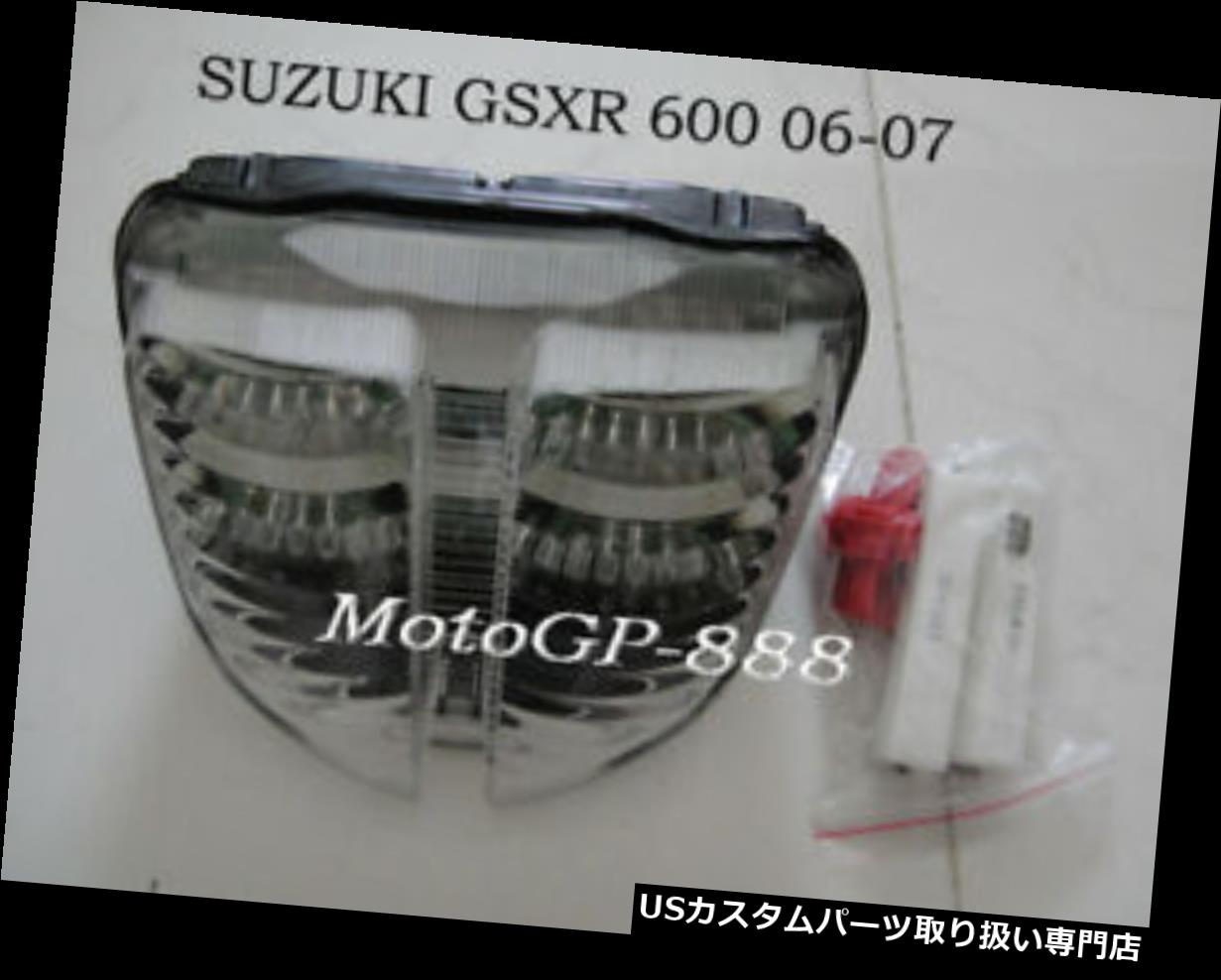 USテールライト スズキGSXR 600/750 K6 06-07 GP用クリアテールライト+ターンシグナルLEDインジケーター Clear Taillight+Turn Signals LED Indicators For Suzuki GSXR 600/750 K6 06-07 GP 【並行輸入品】|カスタムパーツ WORLD倉庫