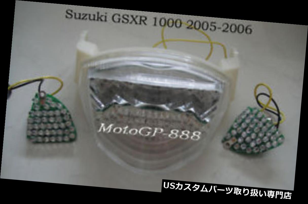 USテールライト スズキGSXR 1000用リアテールライト+ターンシグナルLEDインジケーターリア05 05-06 K5 Clear Taillight+Turn Signals LED Indicators Rear For Suzuki GSXR 1000 05-06 K5 【並行輸入品】|カスタムパーツ WORLD倉庫