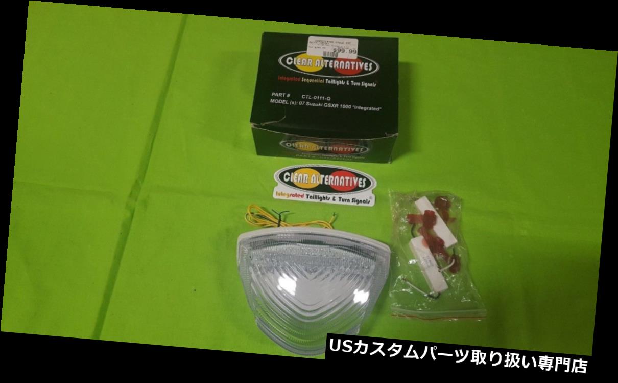 USテールライト スズキGSXR1000クリアオルタナティブLEDテールライトCTL-0111-Q SUZUKI GSXR1000 CLEAR ALTERNATIVES LED TAIL LIGHT CTL-0111-Q 【並行輸入品】