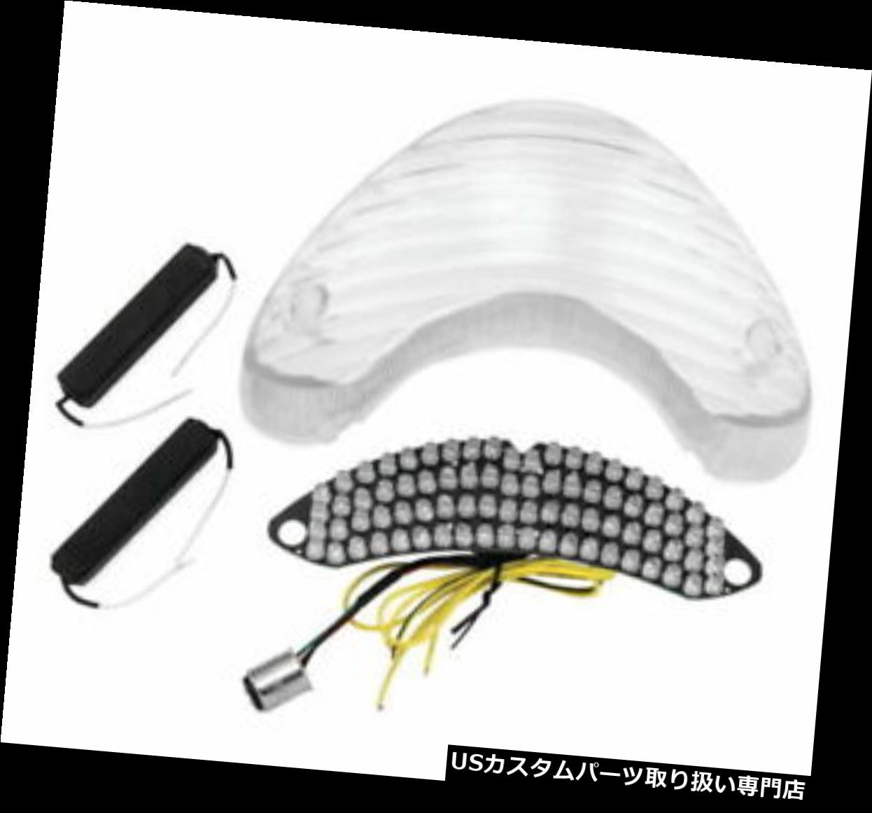 USテールライト BikeMaster一体型テールライトTZS-030-INTクリアレンズ BikeMaster Integrated Taillight TZS-030-INT Clear Lens 【並行輸入品】