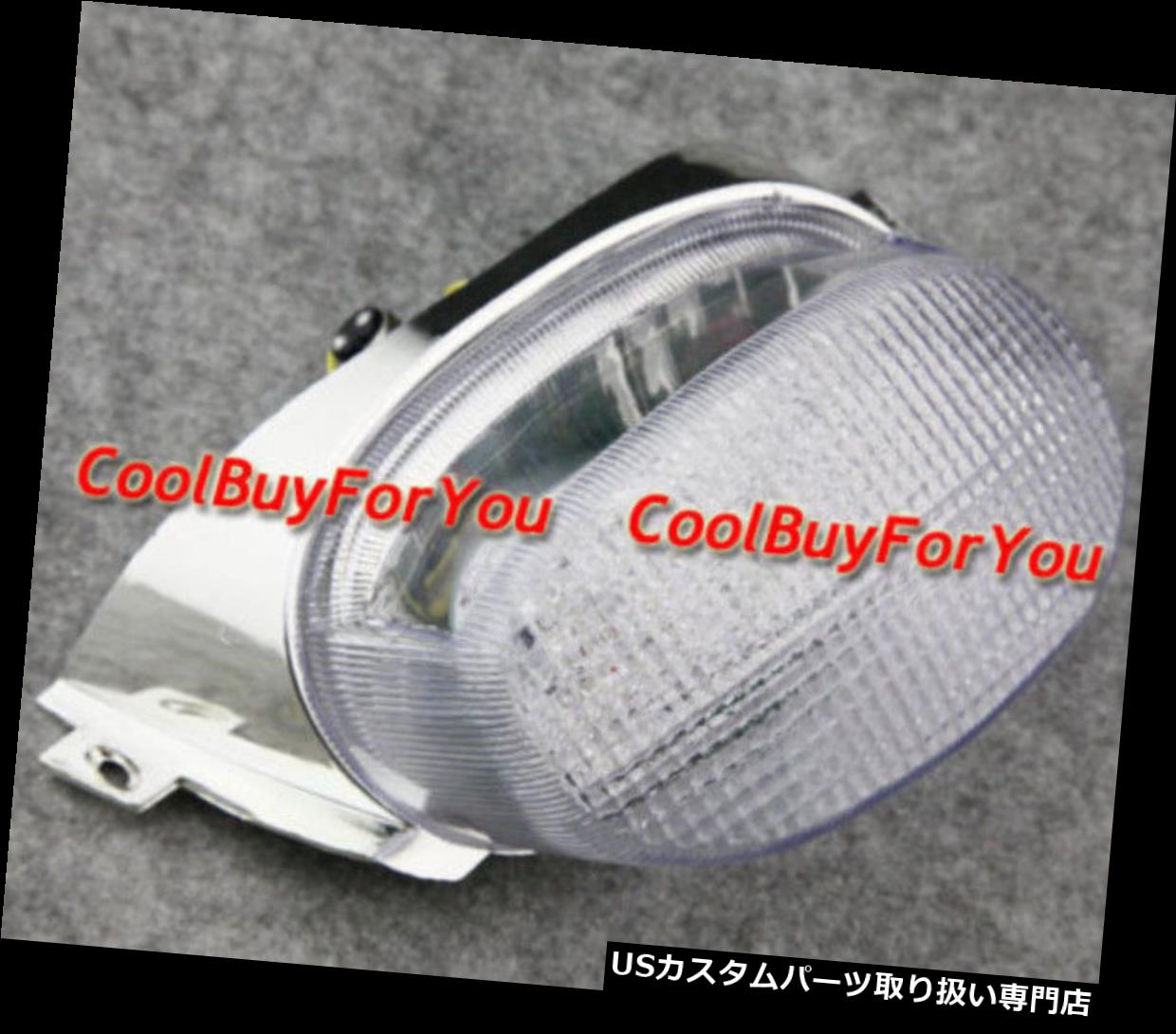 USテールライト クリアLEDテールライトターンシグナルフィットスズキGSXR600 97-00 GSXR750 96-99 Clear LED Tail Light Turn Signals Fits Suzuki GSXR600 97-00 GSXR750 96-99 【並行輸入品】