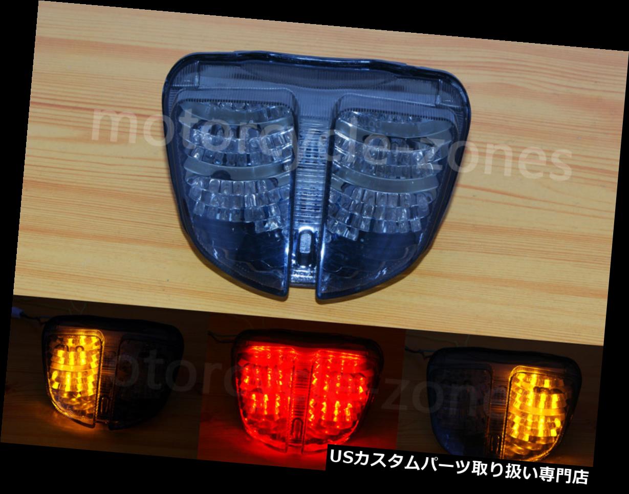 USテールライト スズキGSXR 600 750 750 2006 2007 K6用の統合LEDテールライトターンシグナル Smoke Integrated LED Tail Light Turn Signal For Suzuki GSXR 600 750 2006 2007 K6 【並行輸入品】｜カスタムパーツ WORLD倉庫 25,718円