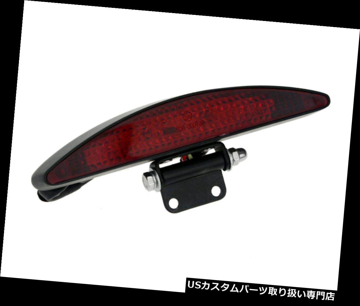 USテールライト ブラックLEDテールライトブレーキライトフィットハーレークルーザーカフェレーサーボバーチョッパーATV Black LED Taillight Brake Light Fit Harley Cruiser Cafe Racer Bobber Chopper ATV 【並行輸入品】