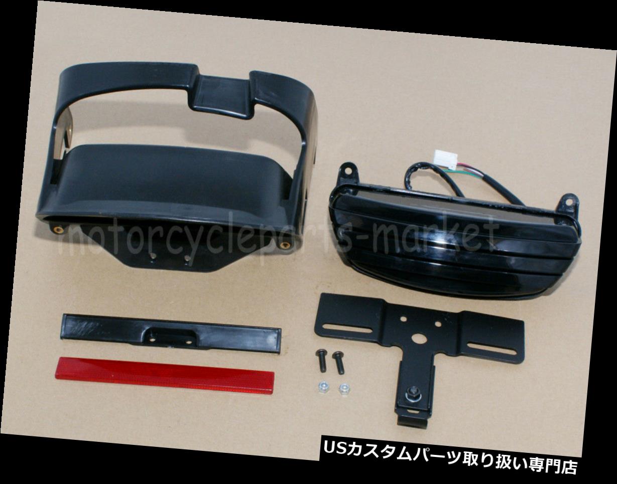 USテールライト トライバーフェンダーLEDテールブレーキライトW /ターンシグナルハーレーダイナファットボブFXDF 08- Tri-Bar Fender LED Tail Brake Light W/ Turn Signal Harley Dyna Fat Bob FXDF 08- 【並行輸入品】