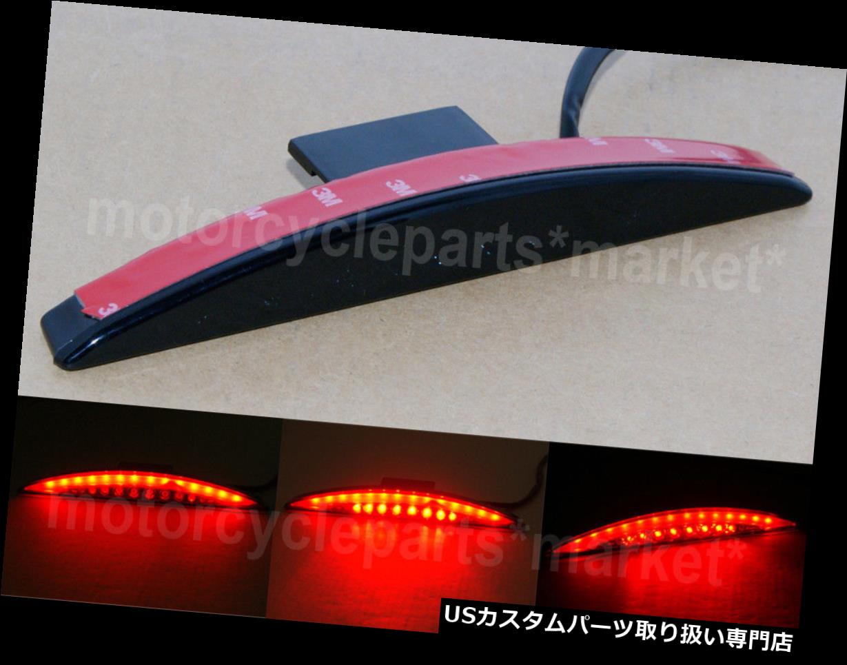 USテールライト スモークレンズリアフェンダーチップブレーキテールライトLED 4ハーレーブレイクアウト13 14 15 16 17 Smoke Lens Rear Fender Tip Brake Tail Light LED 4 Harley Breakout 13 14 15 16 17 【並行輸入品】