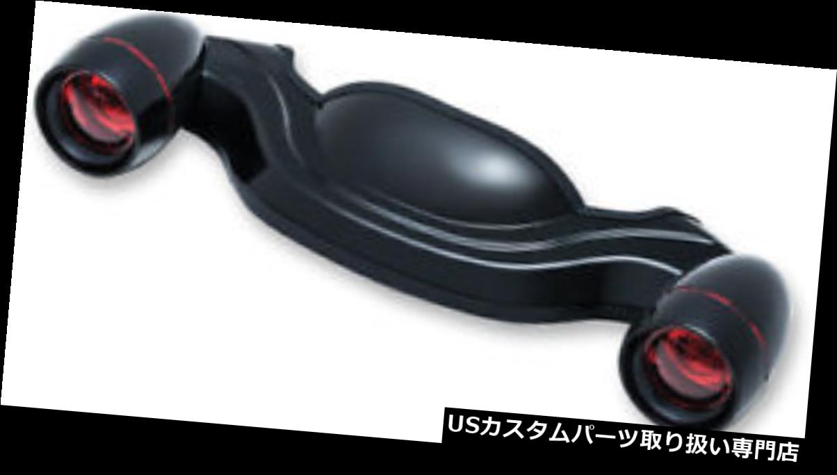 USテールライト Kuryakynブラックリアブレーキテールライトターンシグナルバーライトハーレーツーリング10-17 Kuryakyn Black Rear Brake Taillight Turn Signal Bar Light Harley Touring 10-17 【並行輸入品】