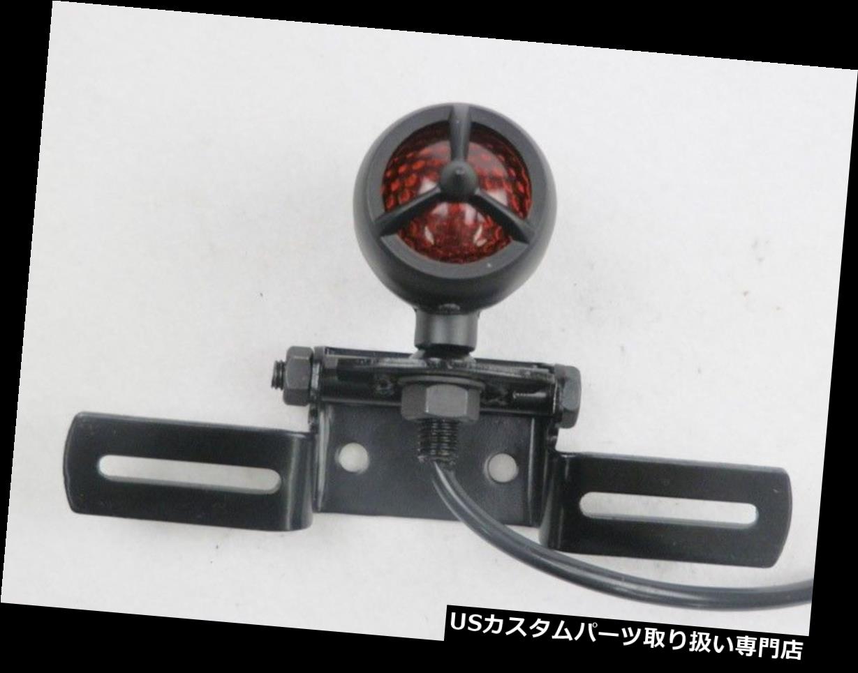USテールライト Harley Sportster Bobberカスタムブラック用の弾丸LEDストップブレーキランニングテールライト Bullet LED Stop Brake Running Tail Light for Harley Sporster Bobber Custom Black 【並行輸入品】