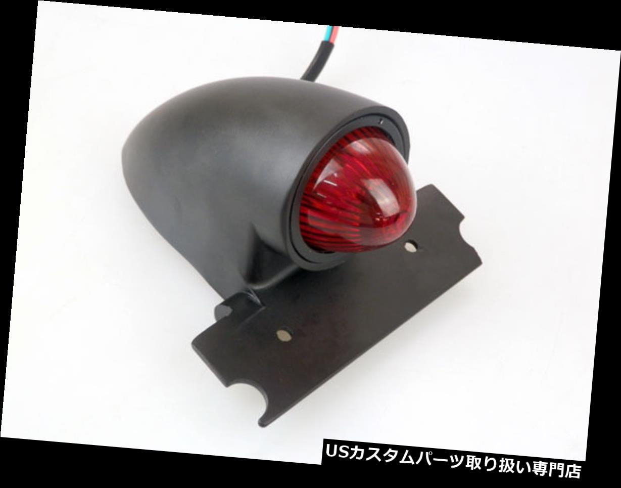 USテールライト ハーレーボバーチョッパーカスタムブラック用スパルトレトロスタイルテールブレーキライト Sparto Retro Style Tail Brake Light for Harley Bobber Chopper Custom Black 【並行輸入品】 30,102円