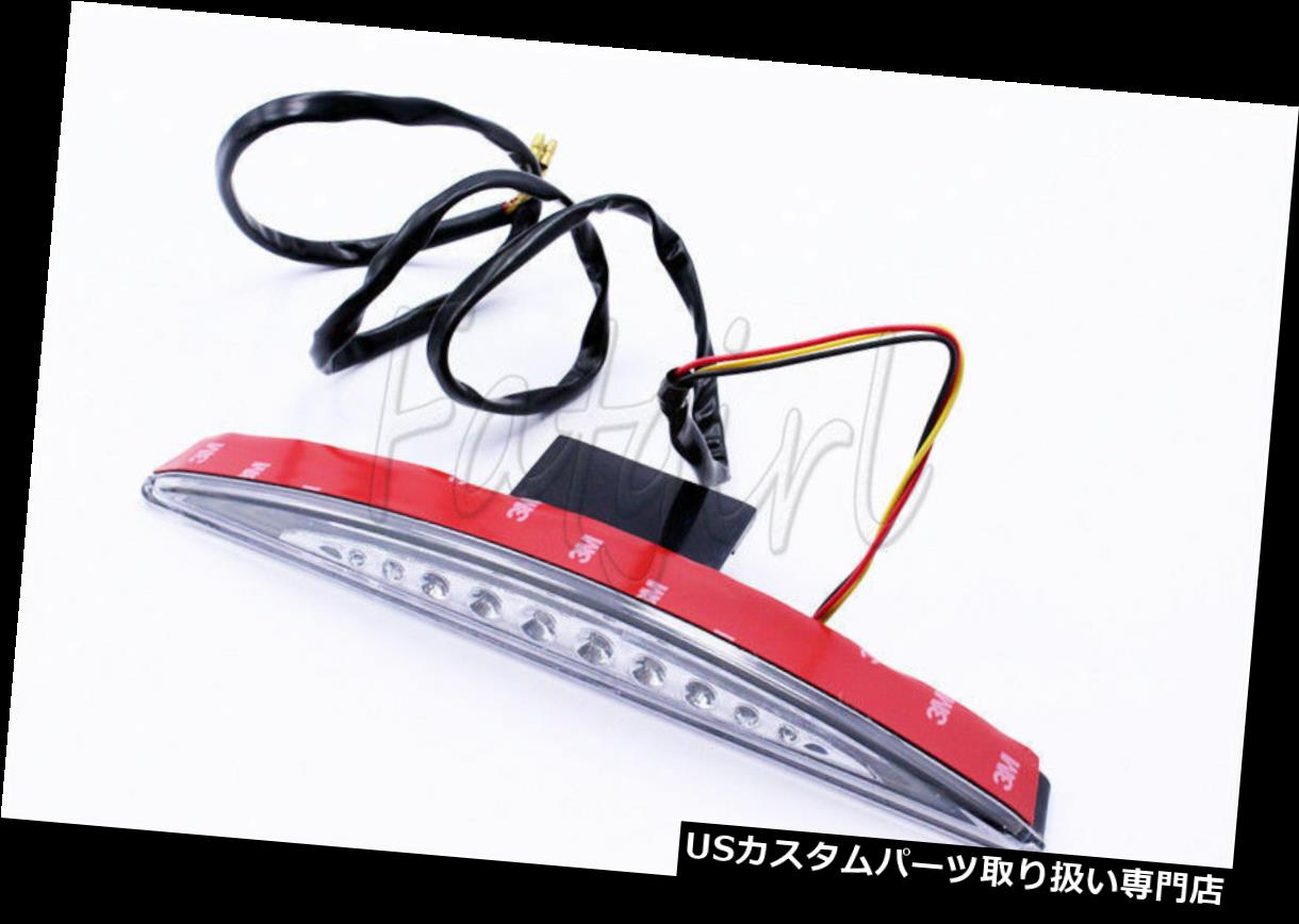 USテールライト ハーレーブレイクアウトFXSB 13+用レッドレンズリアフェンダーチップブレーキテールライトLEDランプ Red Lens Rear Fender Tip Brake Tail Light LED Lamp For Harley Breakout FXSB 13+ 【並行輸入品】