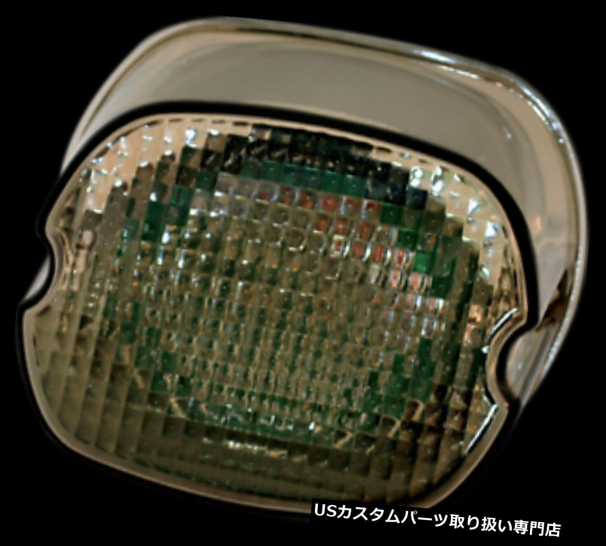USテールライト カスタムダイナミクススモークLEDレイダウンテールライトハーレー99-18 FXD FLST XL FXST FLHX Custom Dynamics Smoked LED Laydown Tail Light Harley 99-18 FXD FLST XL FXST FLHX 【並行輸入品】