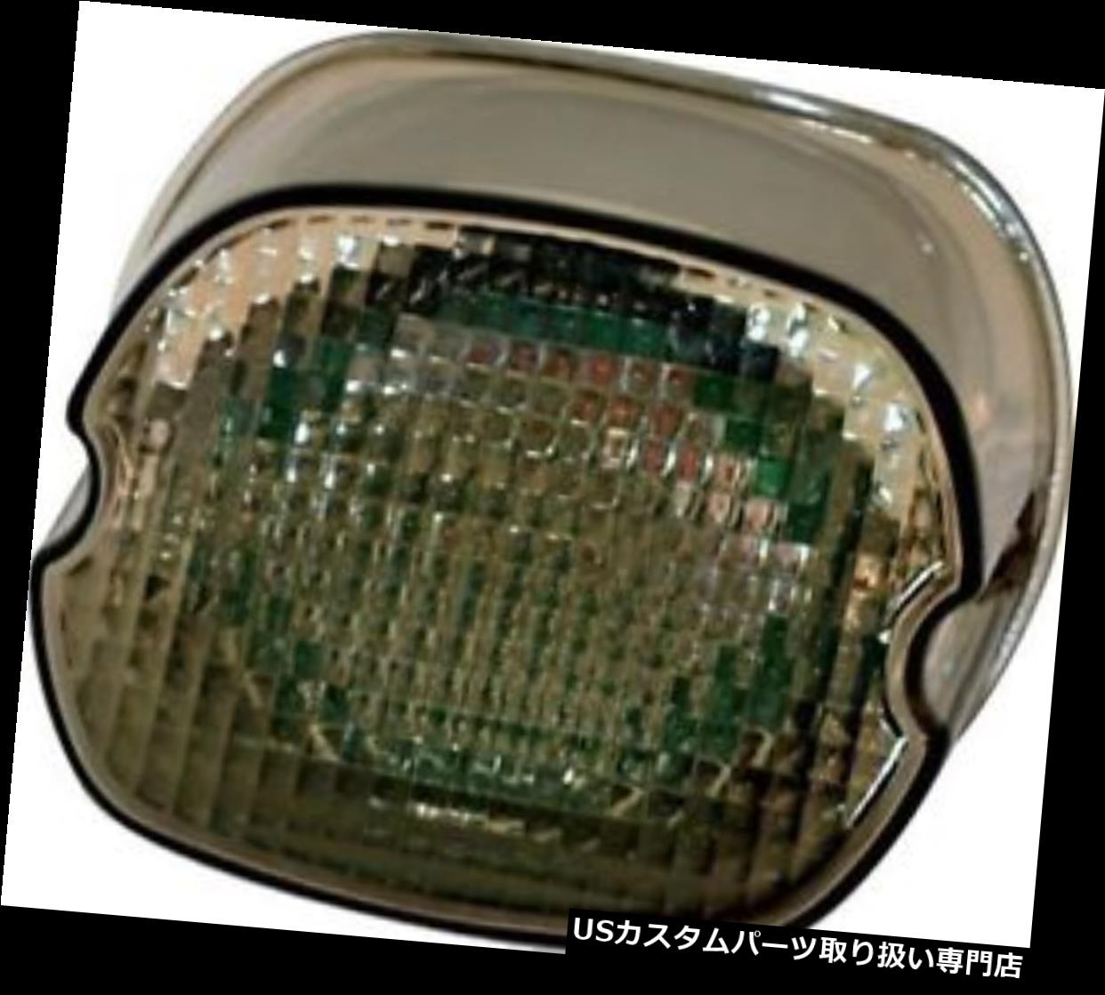 USテールライト カスタムダイナミクススモークLEDレイダウンテールライトハーレー99-16 FXD FLST XL FXST FLHX Custom Dynamics smoked LED laydown tail light Harley 99-16 FXD FLST XL FXST FLHX 【並行輸入品】|カスタムパーツ WORLD倉庫