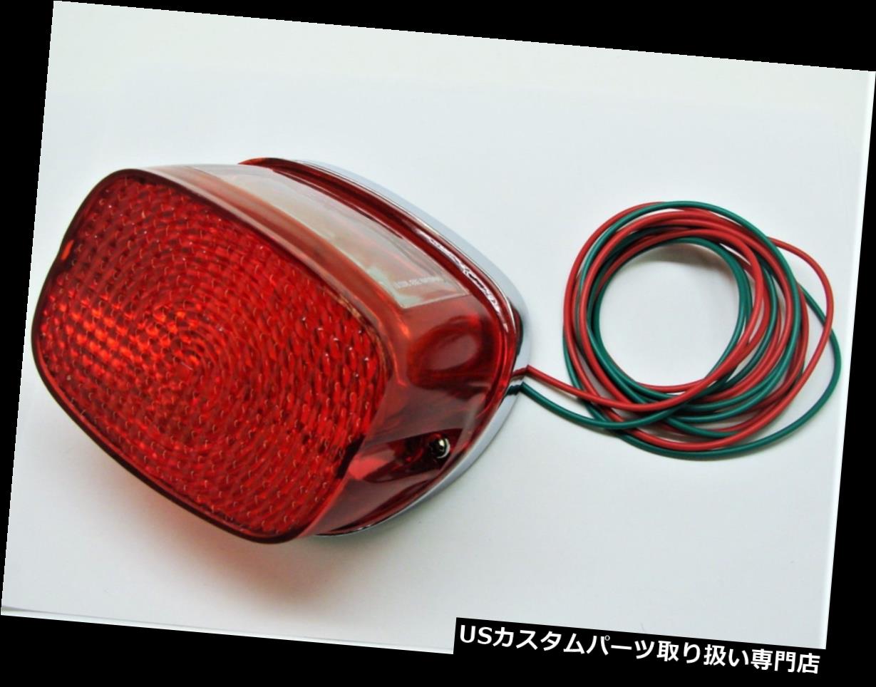 USテールライト クロムテールライトアセンブリHARLEY 1973 - 1998交換68008-73Aテールライト CHROME TAIL LIGHT ASSEMBLY HARLEY 1973 - 1998 REPLACES 68008-73A TAILLIGHT 【並行輸入品】